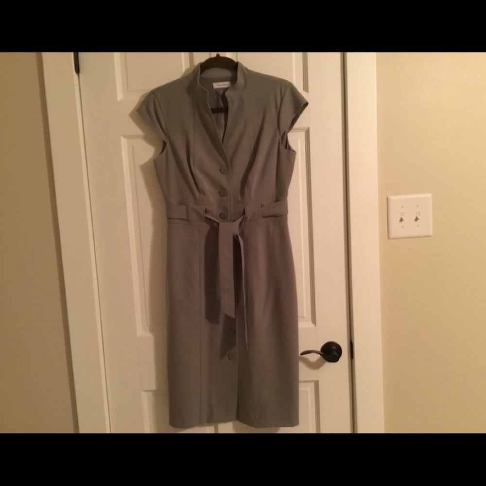 Calvin Klein grey dress. Size 6.